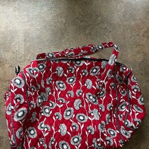Vera Bradley Floral Red Quilted Women's Bag
